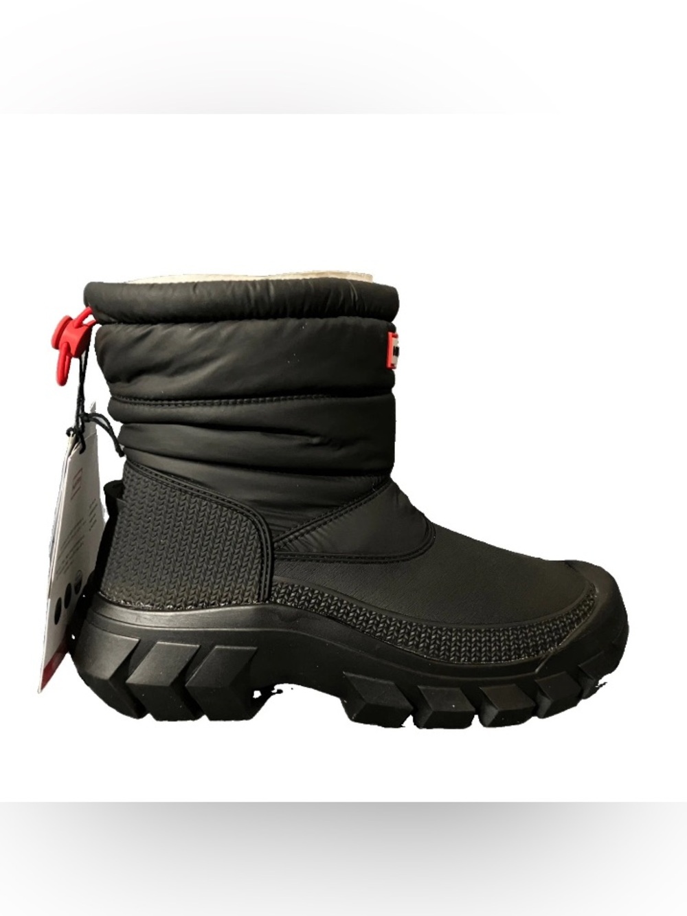 NEW Hunter Snow Boot Intrepid Short Winter Snow Boots Women’s Size 7 Black NWB